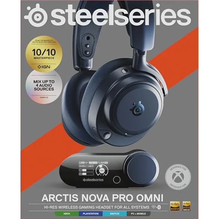 STEELSERIES Arctis Nova Pro Omni, Over-ear Gaming-Headset Bluetooth Blau – Bild 17
