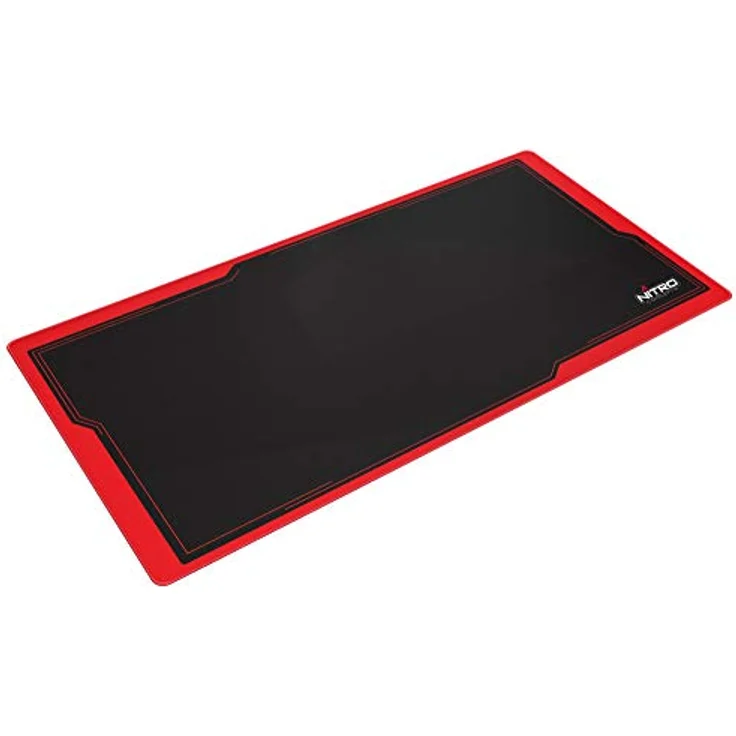 Nitro Concepts Deskmat DM12, 1200x600mm - schwarz/rot (NC-GP-MP-004) – Bild 2