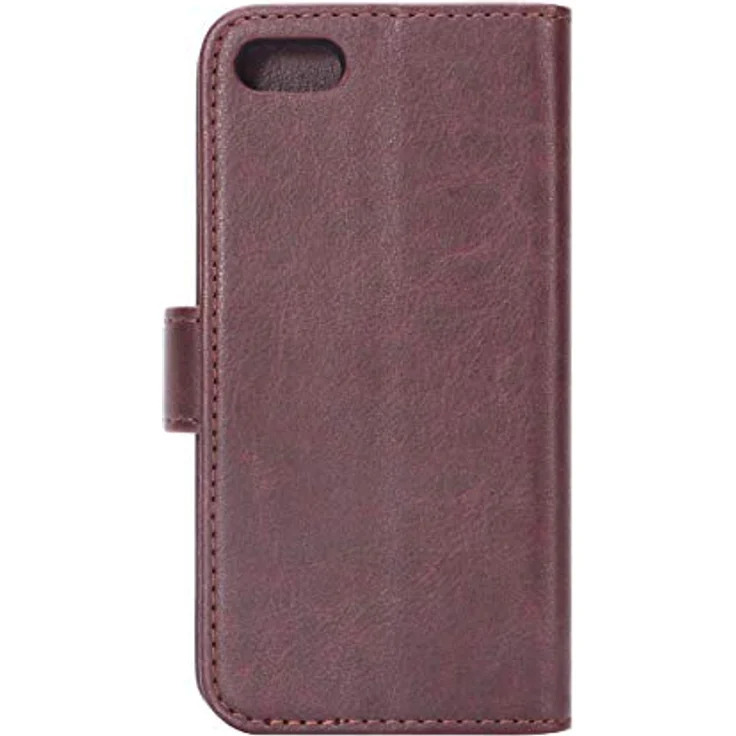 Radicover Flipside Fashion Stand Function, Smartphone Hülle für Apple iPhone 5/5S/SE, braun, mit Antistrahlungsmembran und Kreditkartenfächern – Bild 2