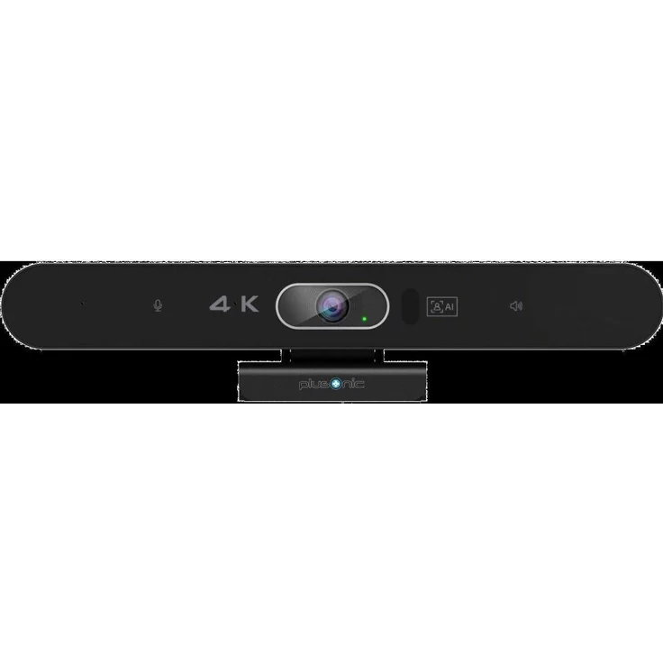 Plusonic USB Webcam 4K AI Video Auto-Tracking Conference Camera, 8 Mpx, Omnidirektionale Mikrofone, 4-facher Zoom