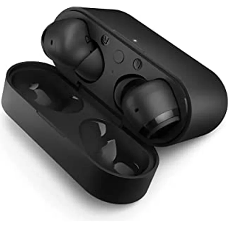 Philips Audio True Wireless Kopfhörer IPX5 Spritzwasser-/Schweißresistent, Bis Zu 26 Stunden Wiedergabe Mit Portabler USB-C Ladetasche, TAT3217BK/00, Schwarz, Einheitsgröße – Bild 4