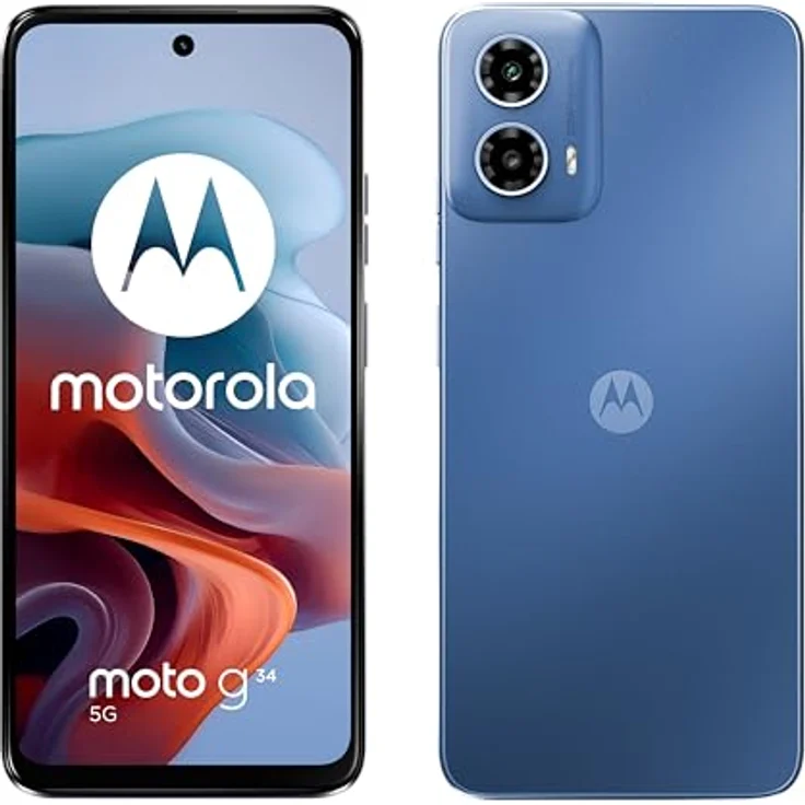 Motorola Moto G34 5G 4 GB/128 GB, Ocean Blue – Bild 1