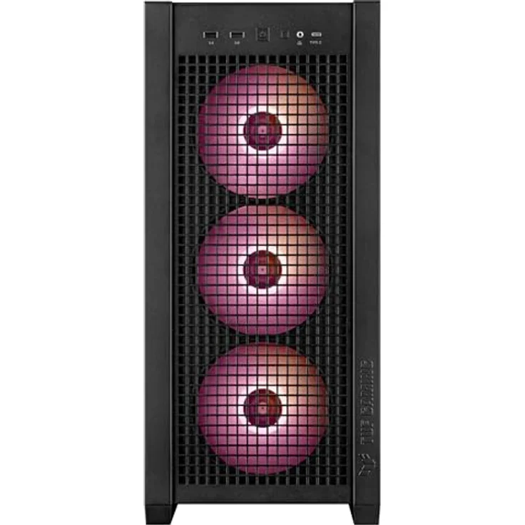 ASUS TUF Gaming GT302 TG ARGB Black, PC Gehäuse mit 3x 140 mm Lüftern, Schwarz – Bild 15