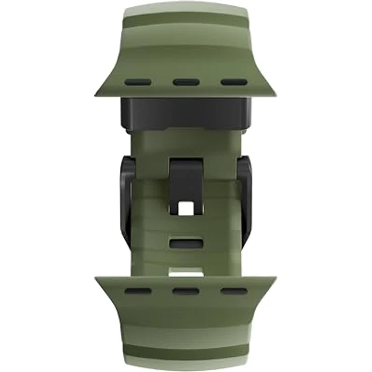 Nomad Rocky Point Band Apple Watch 42 / 44 / 45 / 49 mm, Grün, Wasserdichtes Sportarmband aus Fluorkohlenstoff-Gummi – Bild 9