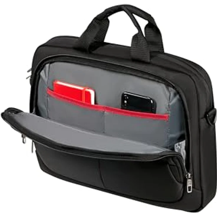 Samsonite Guardit 3.0, Aktentasche mit 40 cm Laptopfach, schwarz, 100% Polyester, 40 x 9 x 30 cm – Bild 5