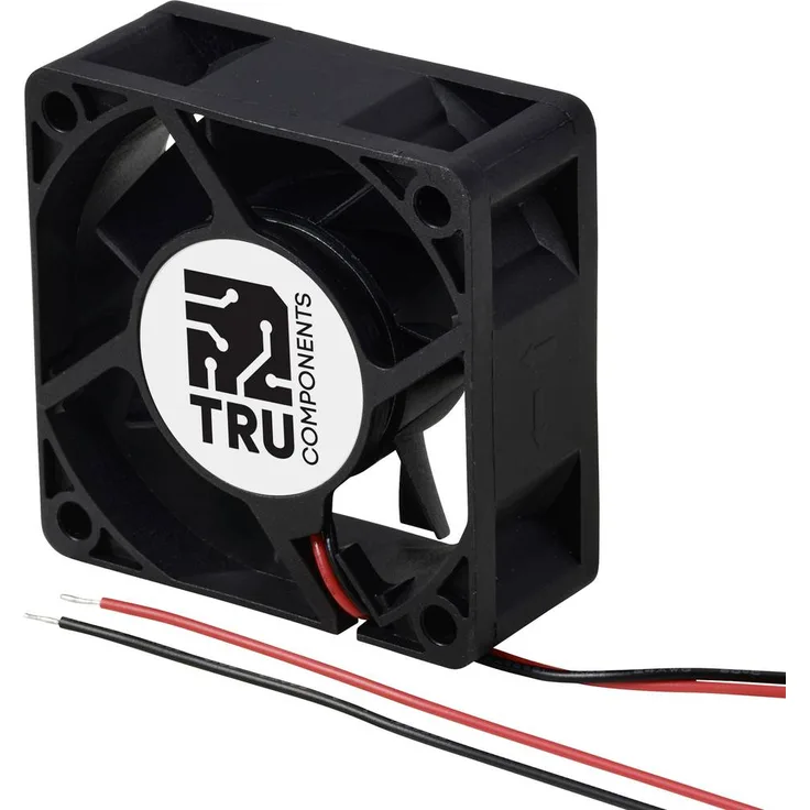 TRU COMPONENTS TC-MX6025-24V0.08A Axiallüfter, 24 V/DC, max. Luftdurchsatz 42 m³/h, IP58, 60 x 60 x 25 mm