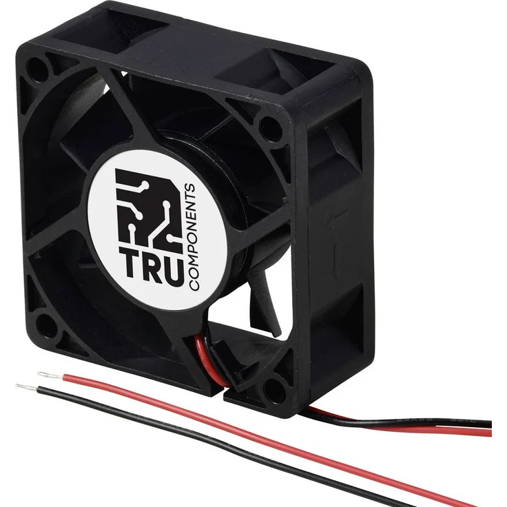 TRU COMPONENTS TC-MX6025-24V0.08A Axiallüfter, 24 V/DC, max. Luftdurchsatz 42 m³/h, IP58, 60 x 60 x 25 mm