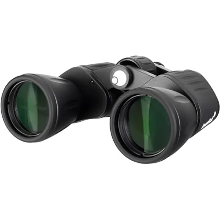 Levenhuk New Atom 10x50 Fernglas, Porro-Fernglas mit 10x Vergrößerung und 50mm Objektiv, spritzwassergeschützt, schwarz – Bild 6