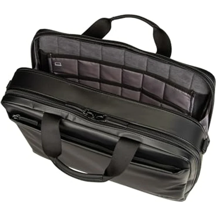 Jost Tolja Aktentasche 38 cm, Laptopfach für Notebooks, Schwarz – Bild 6