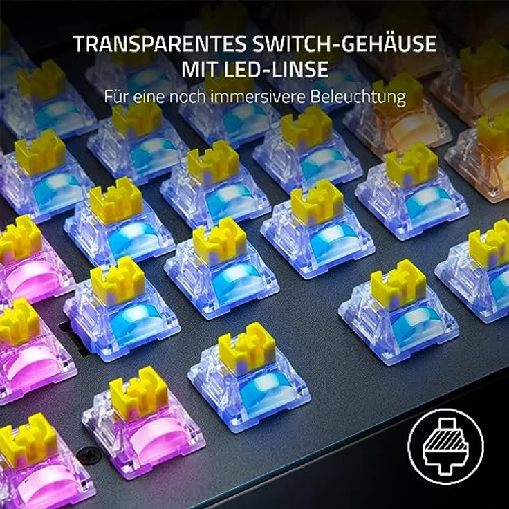 Razer Mechanical Switches Pack – Yellow Linear Switch – Bild 4