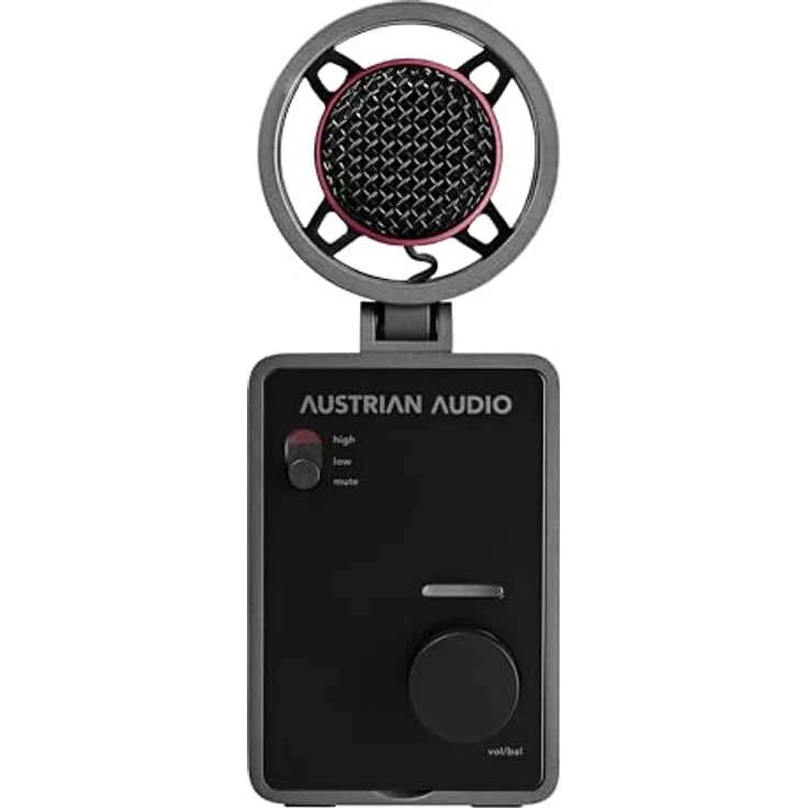 AustrianAudio MiCreator Studio, USB-Desktop-Mikrofon mit hochwertigem Kondensatormikrofon und Audiointerface, latenzfreies Monitoring – Bild 1