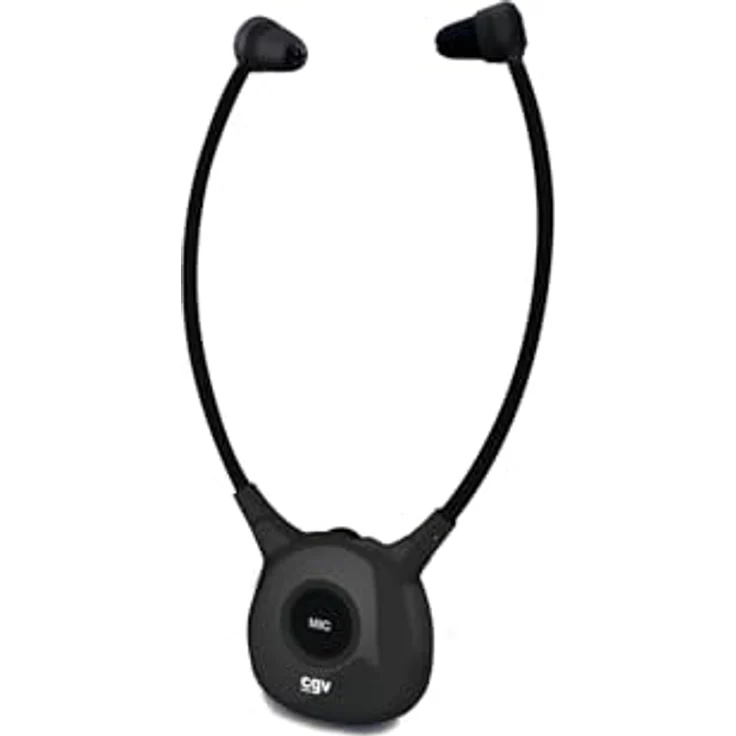 CGV Dolfin Onyx, Kabellose Kopfhörer mit 8 h Akkulaufzeit und Wireless Charging, Schwarz – Bild 3