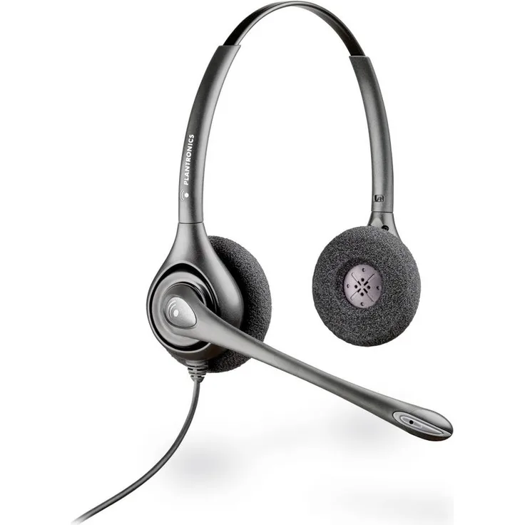 HP Poly H261N Supraplus, Binaurales On-Ear Headset mit Geräuschunterdrückung und 4-poliger Schnellkupplung