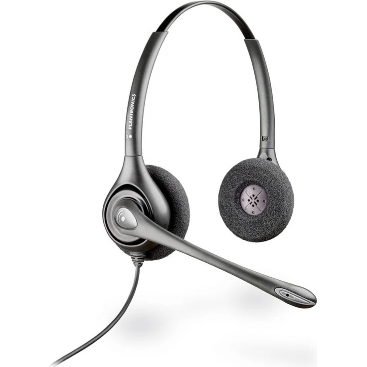 HP Poly H261N Supraplus, Binaurales On-Ear Headset mit Geräuschunterdrückung und 4-poliger Schnellkupplung