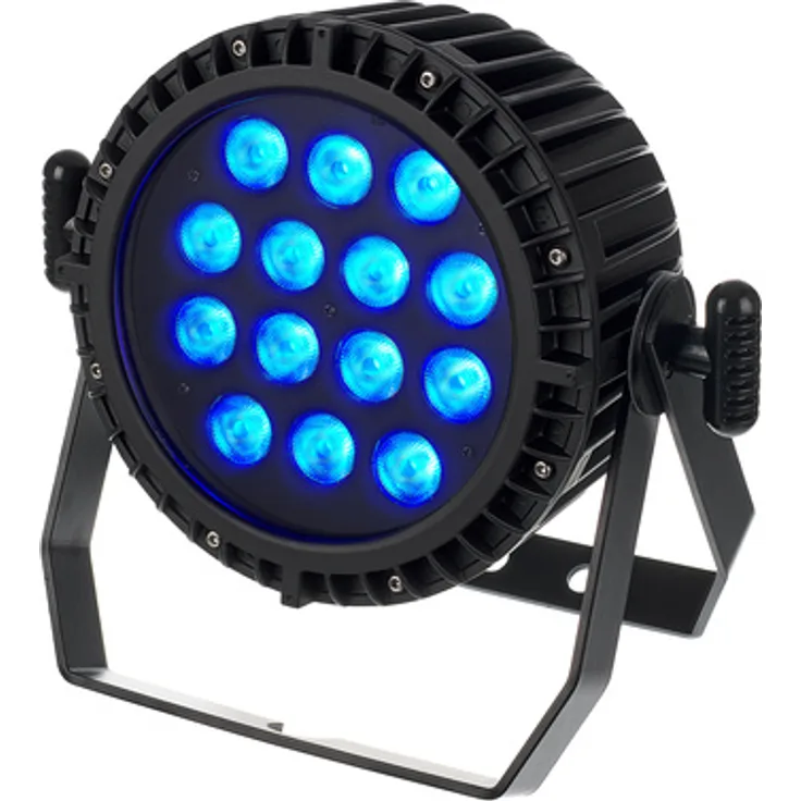 Varytec Event Par IP65 4in1, geräuschloser Bühnenscheinwerfer mit 14x8W RGBW LEDs und Wireless DMX, 25° Abstrahlwinkel