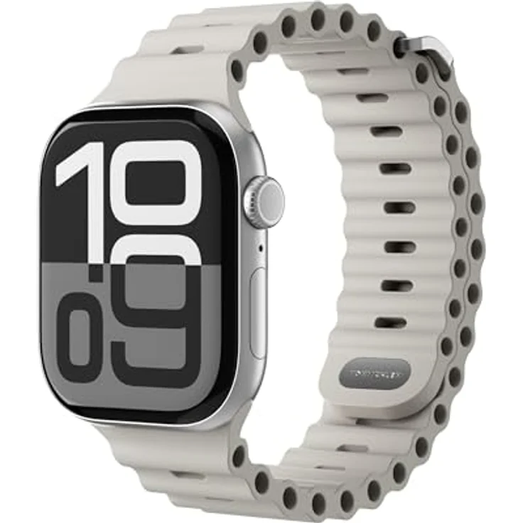 Vonmählen Wave Band 2 Armband für Apple Watch 44 | 45 | 46 | 49 mm, cremefarben, versandkostenfrei – Bild 1
