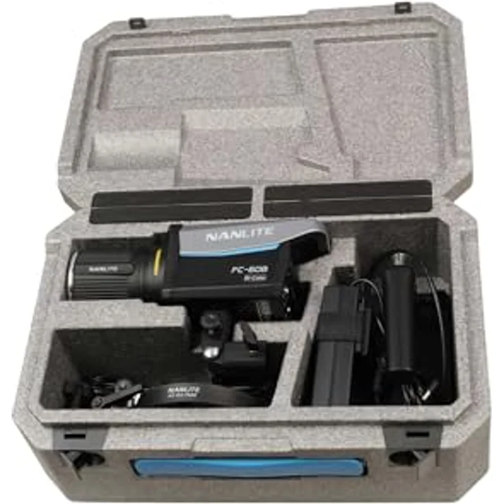 NANLITE FC-60B Bi-Color Leuchte, kompakte LED mit 3027 Lux, Batteriebetrieb und 4 Steuerungsoptionen, inkl. Zubehör und 3 Jahre Garantie – Bild 3