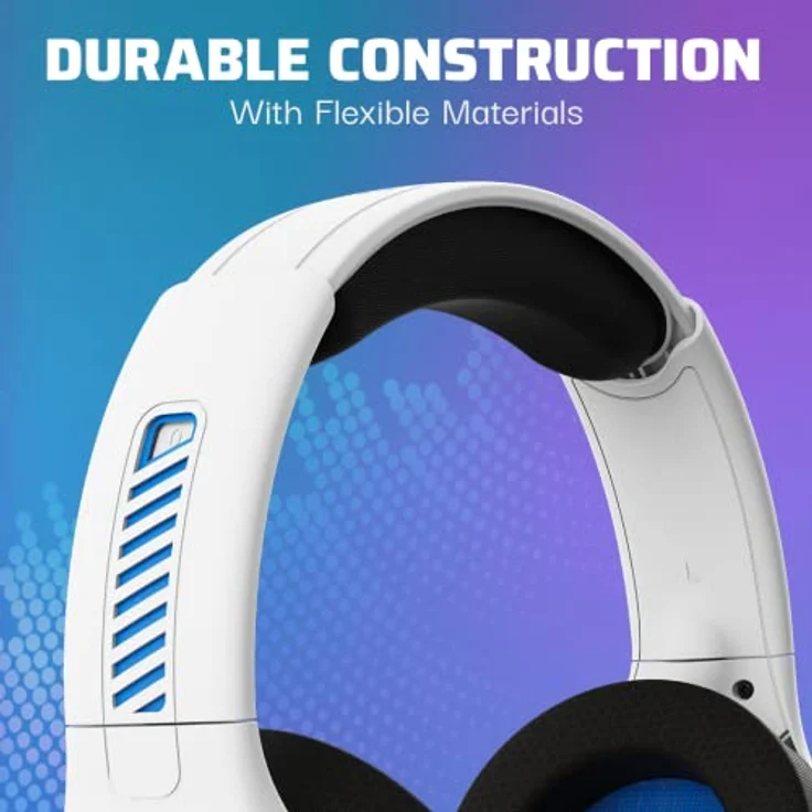 PDP AIRLITE PRO Wireless Headset weiß with Noise Cancelling Microphone for Sony Playstation PS5 - PS4, Officially Licensed – Bild 4