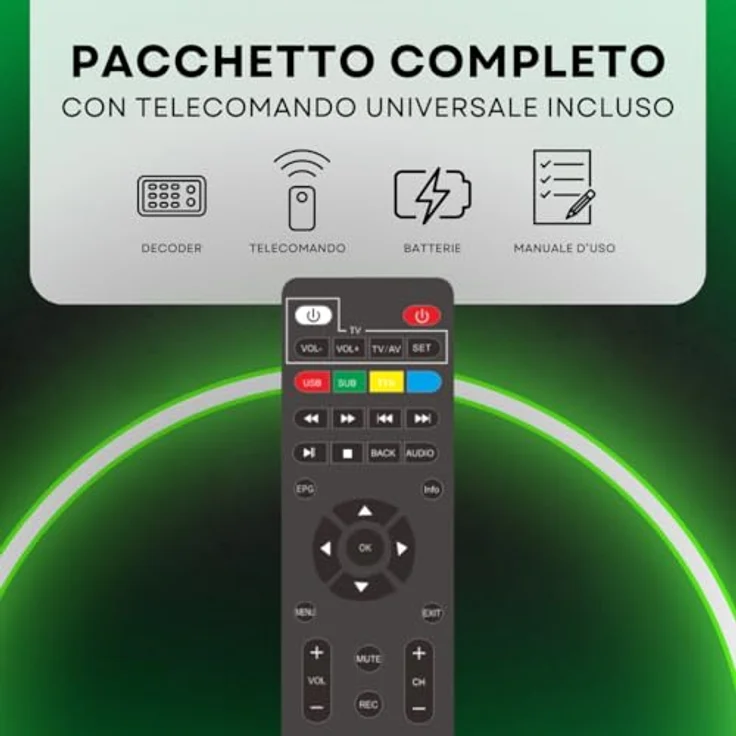I-Can Terrestrischer Digitaldecoder DVB-T2 HD, Digitaler DVB-T-Receiver für hochauflösendes Fernsehen – Bild 7