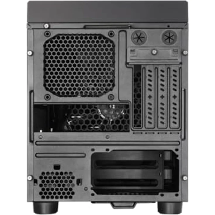 Chieftec Cube M-ATX, PC Gehäuse für Micro-ATX und Mini-ATX, Schwarz, mit 200 mm Frontlüfter und USB-3.0-Anschlüssen – Bild 8