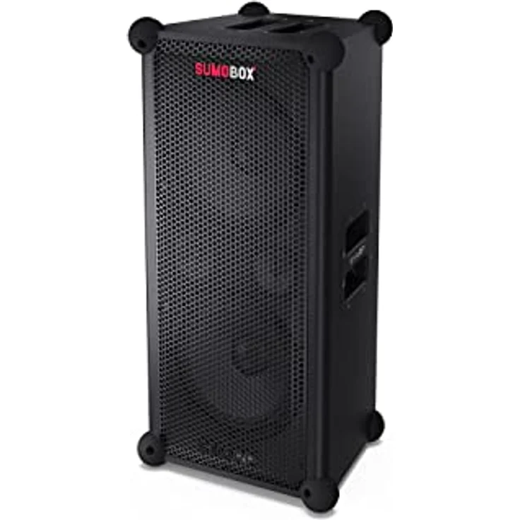 SHARP CP-LS100 SumoBox, Leistungsstarkes 2.0-Kanal-Lautsprechersystem mit 120 W RMS / 105 dB über 2 x 8 Tieftöner + 2 x 2 Hochtöner – Bild 1