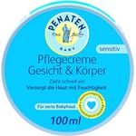 Penaten Pflegecreme Gesicht & Körper (100 ml), schnell einziehende Baby Gesichtscreme & Körpercreme, zarte Babyhaut, feuchtigkeitsspendend
