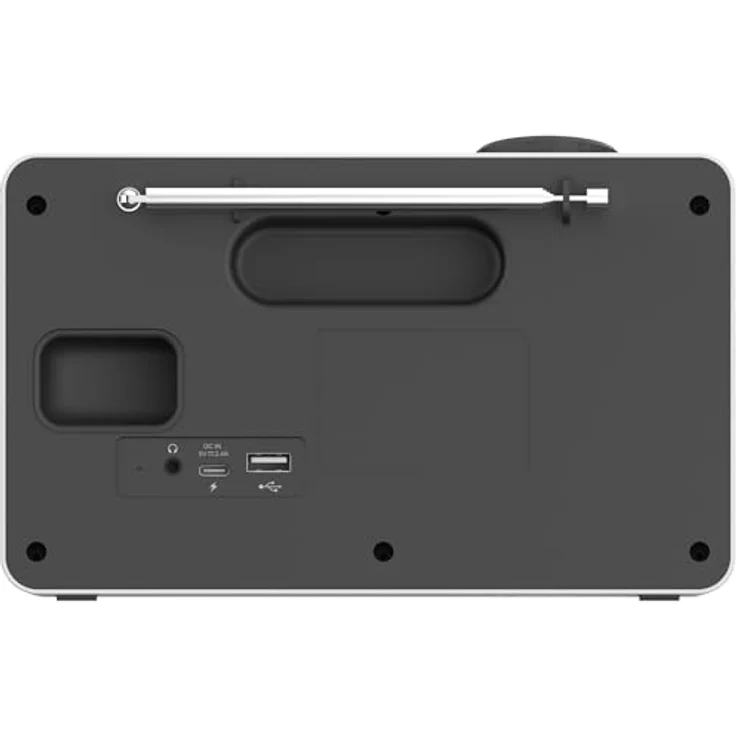 Kenwood CR-M70DAB-W, Tragbares Digitalradio mit DAB+, FM, Bluetooth und USB-C, Weiss – Bild 6