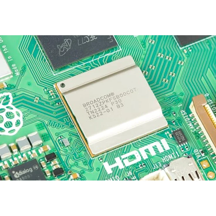 Raspberry Pi 5, 8GB RAM - Fortschrittlicher Einplatinencomputer mit Dual 4Kp60 HDMI-Ausgabe – Bild 5