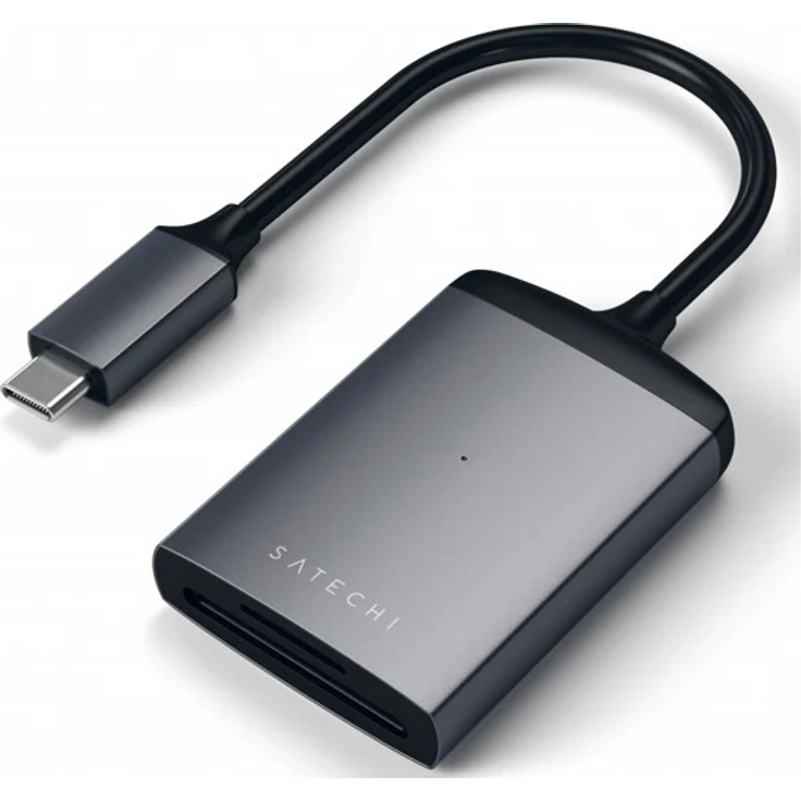 Satechi Aluminum Type-C UHS-II Micro/SD Card Reader space gray – Bild 2