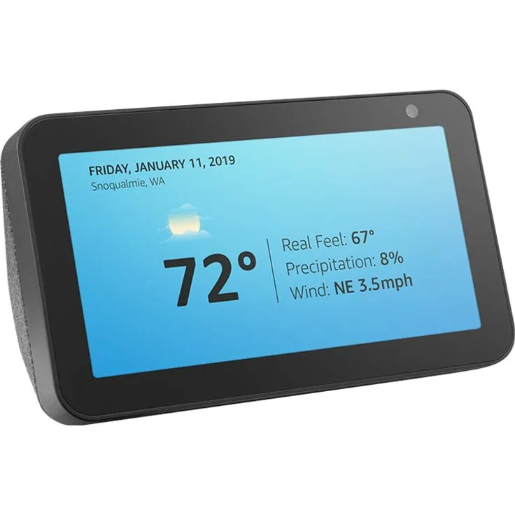 Amazon Echo Show 5 (1. Generation, 2019) Smart Display mit Alexa, durch Alexa in Verbindung bleiben, Anthrazit – Bild 6