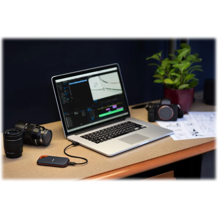 SanDisk Extreme PRO Portable SSD externe Festplatte 2TB (bis zu 1050 MB-Sek., USB-C, robust und wasserbeständig) – Bild 9