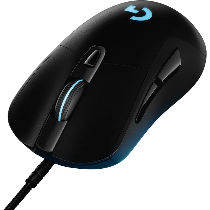 Logitech G403 HERO 16K Gaming-Maus (Lightsync RGB, geringes Gewicht von 87 g + optionales 10-g-Gewicht, geflochtenes Kabel, 16.000 DPI, EU Verpackung (Westeuropa)) – Bild 3