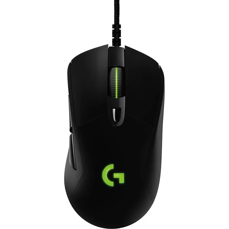 Logitech G403 HERO 16K Gaming-Maus (Lightsync RGB, geringes Gewicht von 87 g + optionales 10-g-Gewicht, geflochtenes Kabel, 16.000 DPI, EU Verpackung (Westeuropa))
