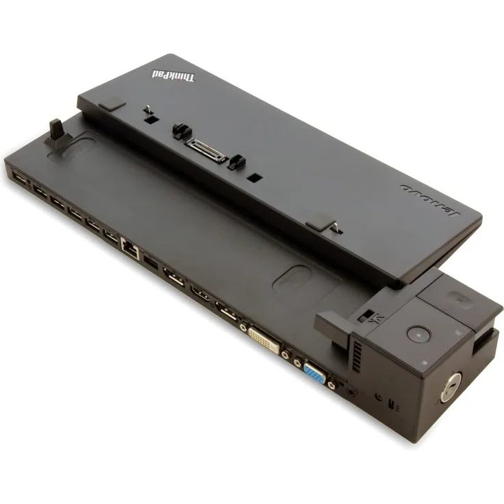 Lenovo ThinkPad Ultra Dock - Port Replicator - 90 Watt - EU - für ThinkPad L540, L560, P50s, T540 (2 cores), T550, T560, W550s, X250 – Bild 1
