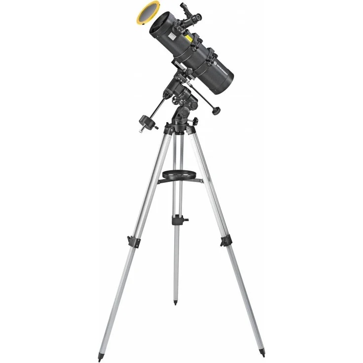 Bresser Spica 130-1000 EQ3, katadioptrisches Spiegelteleskop für Nacht und Sonne mit Smartphone-Adapter und hochwertigen Objektiv Sonnenfilter – Bild 6
