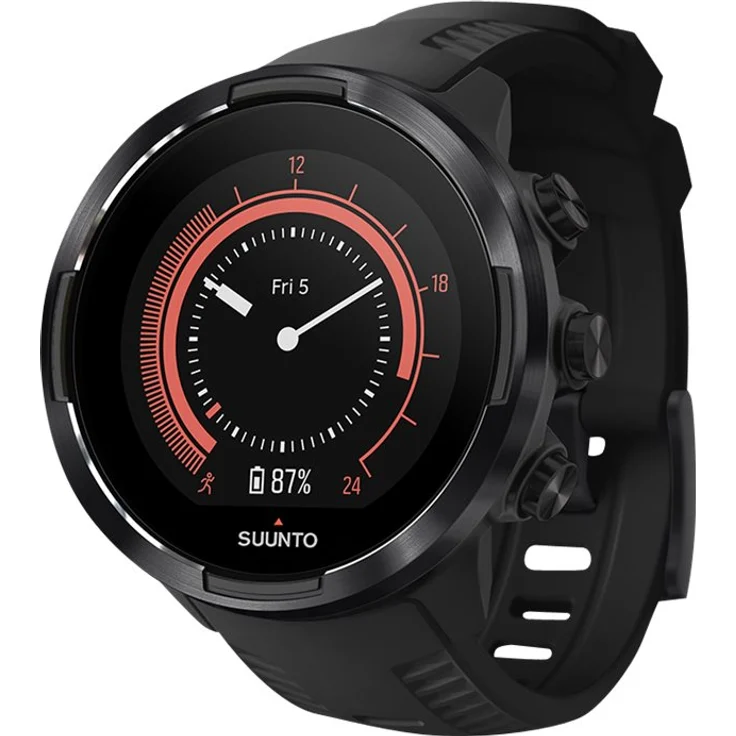 Suunto 9 Baro Smartwatch GPS, Unisex, 50mm, glasfaserverstärktes Polyamidgehäuse, Schwarz – Bild 7