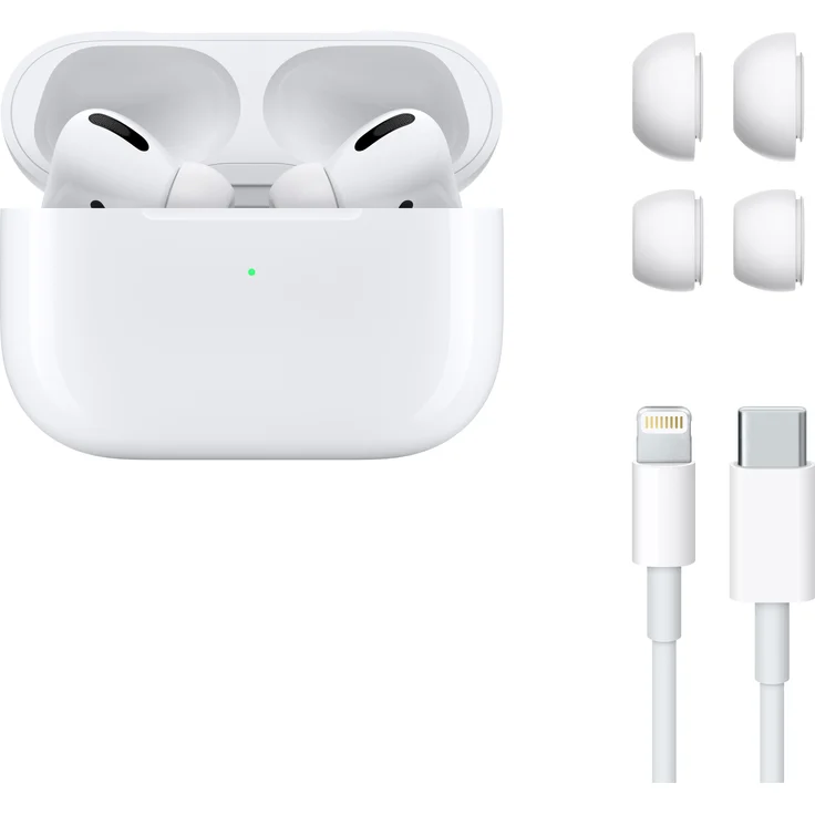 Apple AirPods Pro 1. Generation (2021) mit MagSafe Ladecase, True Wireless In-Ear-Kopfhörer, Noise Cancelling, Weiß (MLWK3ZM/A) – Bild 8