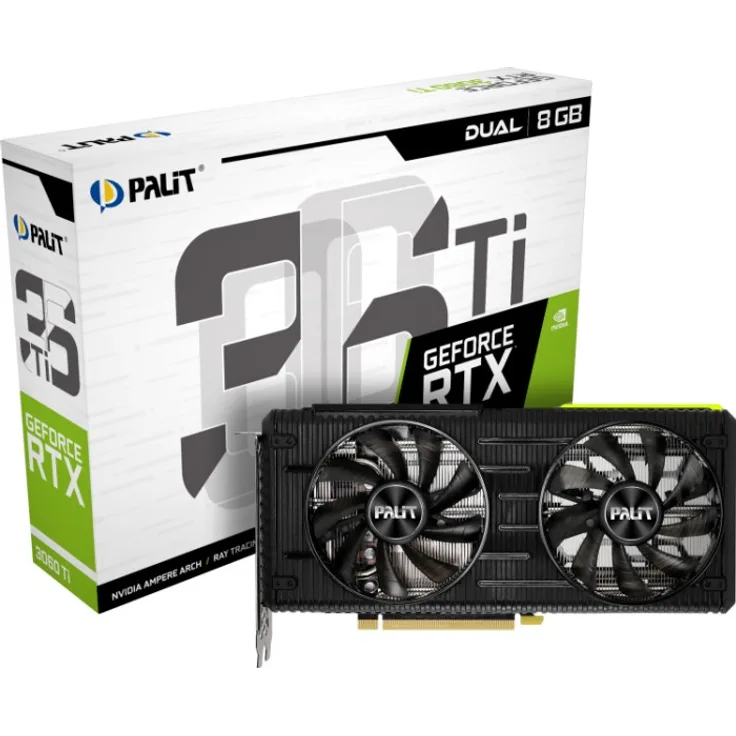 XpertVision Palit NVIDIA GeForce RTX3060 TI DUAL 8GB GDDR6 HDMI 3xDP