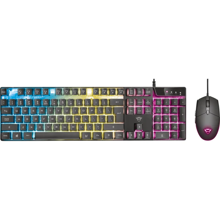 Trust Gaming GXT 838 Azor Gaming Combo - Tastatur-und-Maus-Set - hintergrundbeleuchtet - USB (23289) Deutsches Tastaturlayout QWERTZ – Bild 1