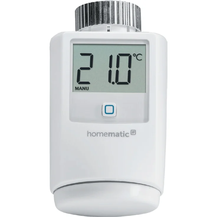 Homematic IP HmIP-eTRV-2 Smart Home Heizkörperthermostat, digitaler Thermostat Heizung, Heizungsthermostat, Steuerung per App, Amazon Alexa & Google Assistant, einfache Installation, Energie sparen, weiß (140280A0) – Bild 2