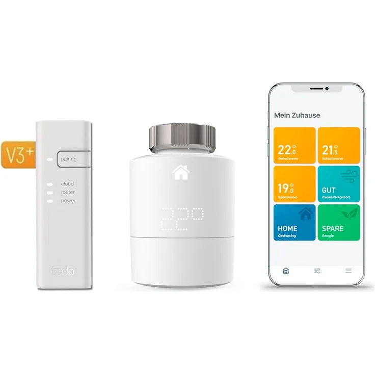 tado° Smartes Heizkörper-Thermostat Starter Set V3+ inkl. Internet Bridge – Bild 5