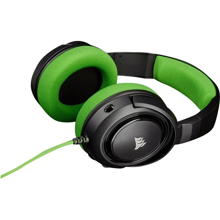 Corsair HS35 Stereo Gaming Headset (50mm Neodym Lautsprecher, Abnehmbares Unidirektionales Mikrofon, Federleichtes Design, für Xbox One, PS4, Nintendo Switch und Mobilgeräte) grün – Bild 8