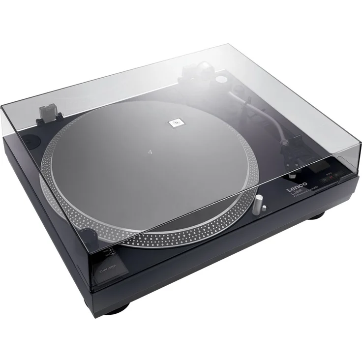 Lenco L-3808 - DJ Plattenspieler mit Direktantrieb - Schwarz – Bild 2
