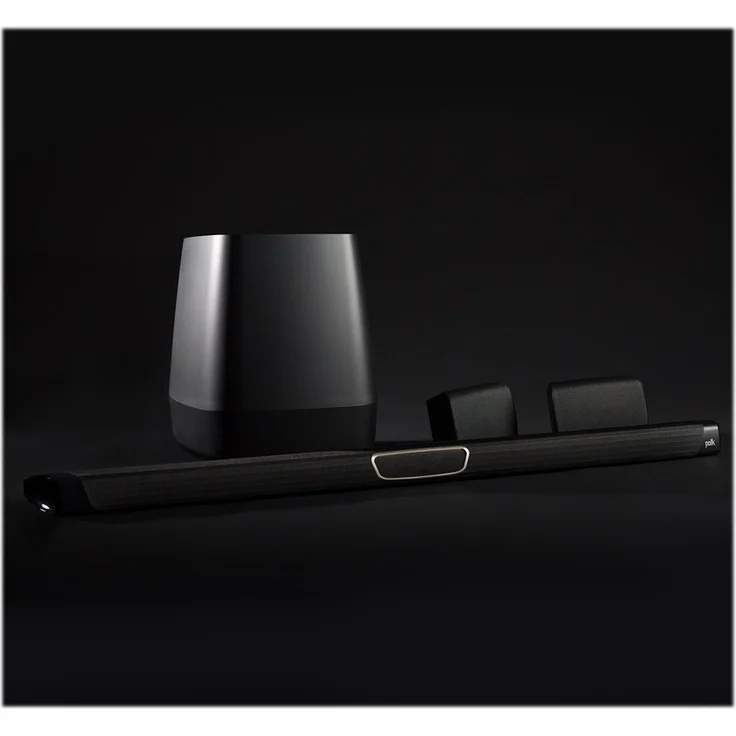 Polk Audio MagniFi Max SR 2.1 Soundbar mit Subwoofer, kabellos, geeignet für TV, schwarz (2018) – Bild 8