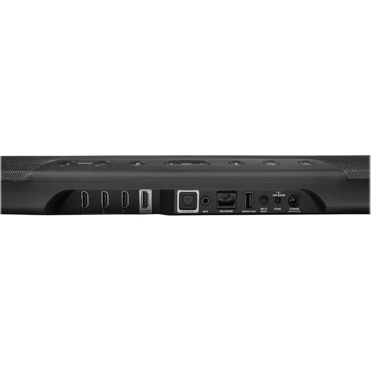 Polk Audio MagniFi Max SR 2.1 Soundbar mit Subwoofer, kabellos, geeignet für TV, schwarz (2018) – Bild 7