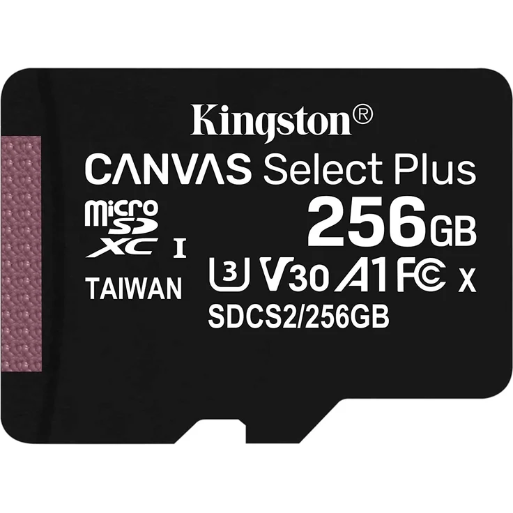 Kingston Canvas Select Plus microSD Speicherkarte, SDCS2-256GBSP Class 10 – Bild 1