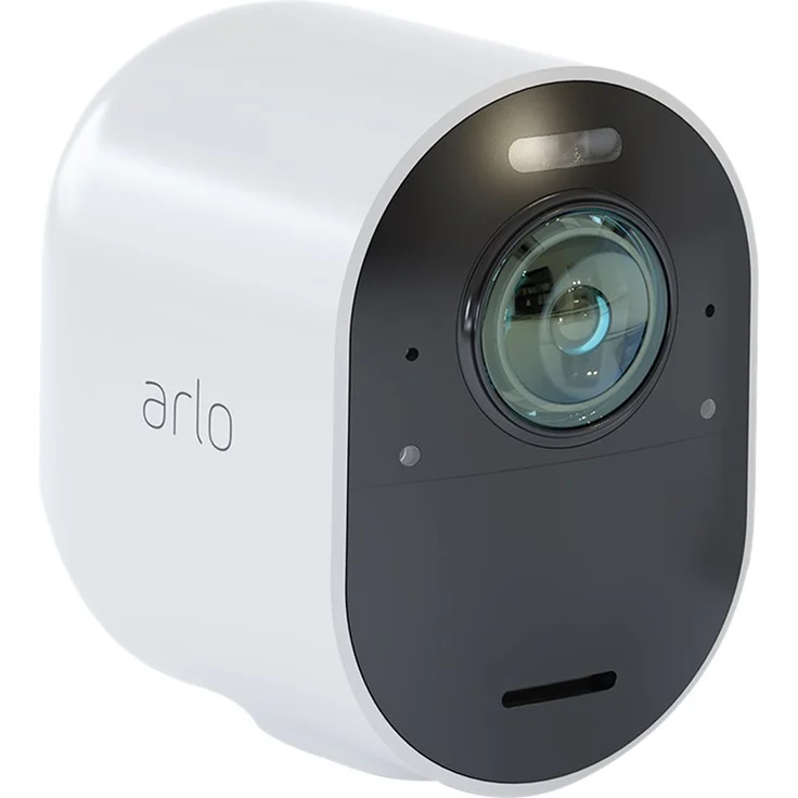 Arlo Ultra Überwachungskamera & Alarmanlage, 4K UHD, 2er Set, Smart Home, kabellos, Innen-Außen, Farbnachtsicht, 180 Grad Blickwinkel, WLAN, 2-Wege Audio, Spotlight, Bewegungsmelder, (VMS5240) - Weiß – Bild 3