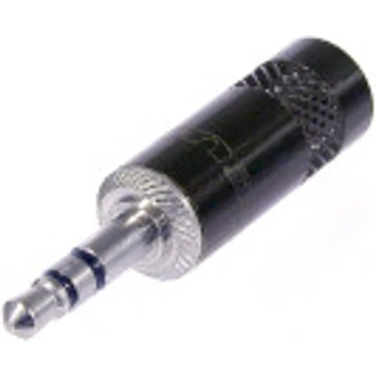 REAN Schwarz Silber Gold NYS231B 3,5 mm Stereo Klinkenstecker des Steckdose