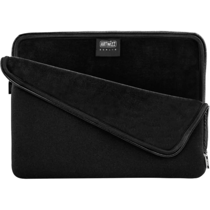 Artwizz Neoprene Sleeve für iPad Pro 10.5 Zoll, Tablet Schutzhülle Tasche Etui Case, schütz vor Spritzwasser, Innen aus weichen Fleece | schwarz – Bild 5