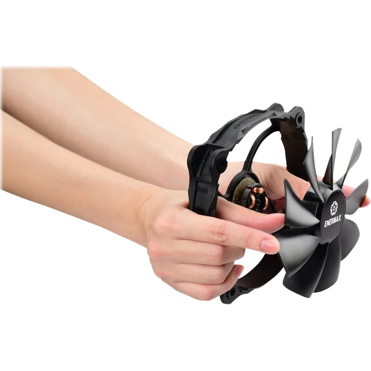 Enermax ETS-T50 AXE - Silent Edition - Prozessorkühler - (für: LGA775, LGA1156, AM2, AM2+, LGA1366, AM3, LGA1155, AM3+, FM1, FM2, LGA1150, FM2+, LGA1151, LGA2011-3 (Square ILM), AM4, LGA2066) - Aluminium und Kupfer - 140 mm - Schwarz (ETS-T50A-FSS) - Preisvergleich – Bild 5